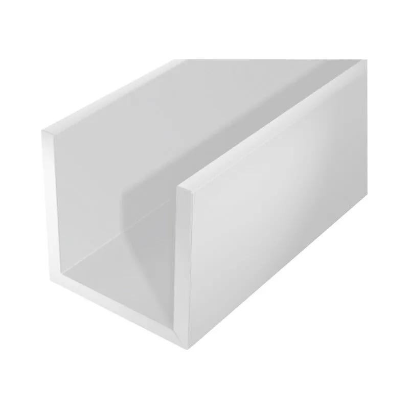 Alberts - u Profilo Di Plastica 2000 / 12X10Mm Bianco