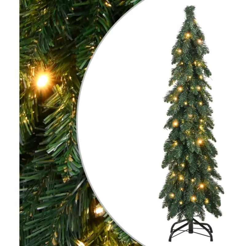 Vidaxl - Furniture Limited - Albero di Natale Artificiale Preilluminato - Groen