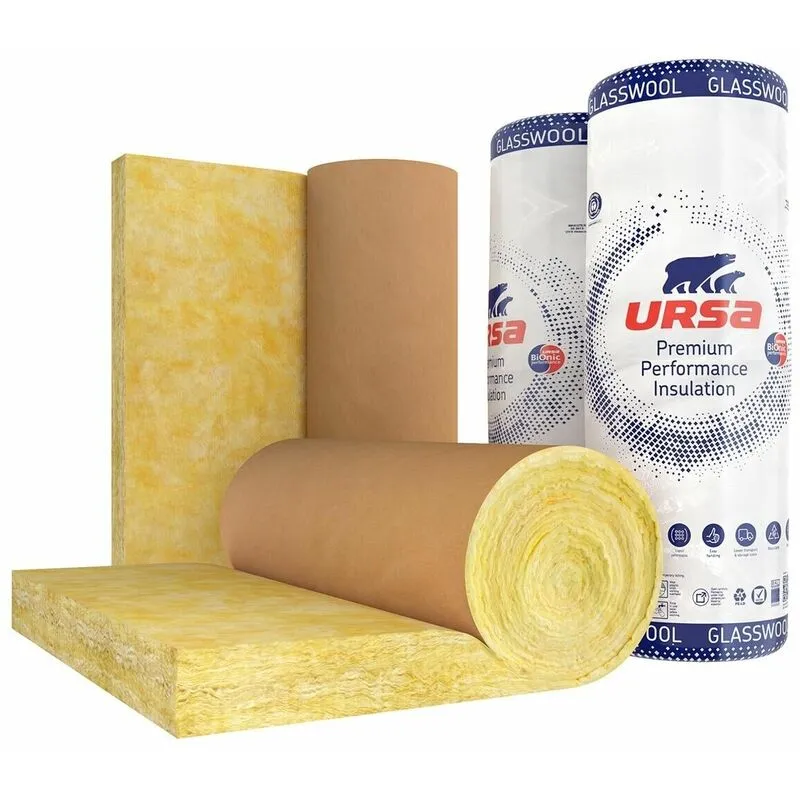 Glasswool df 39/na lana di vetro isolamento termo-acustico 120cm x 15mt sp5 - Ursa