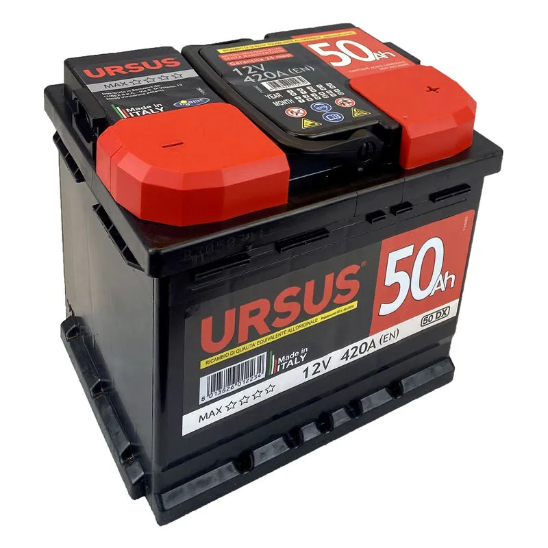 Lubex - ursus max batteria 50 dx batteria per auto - ricambio