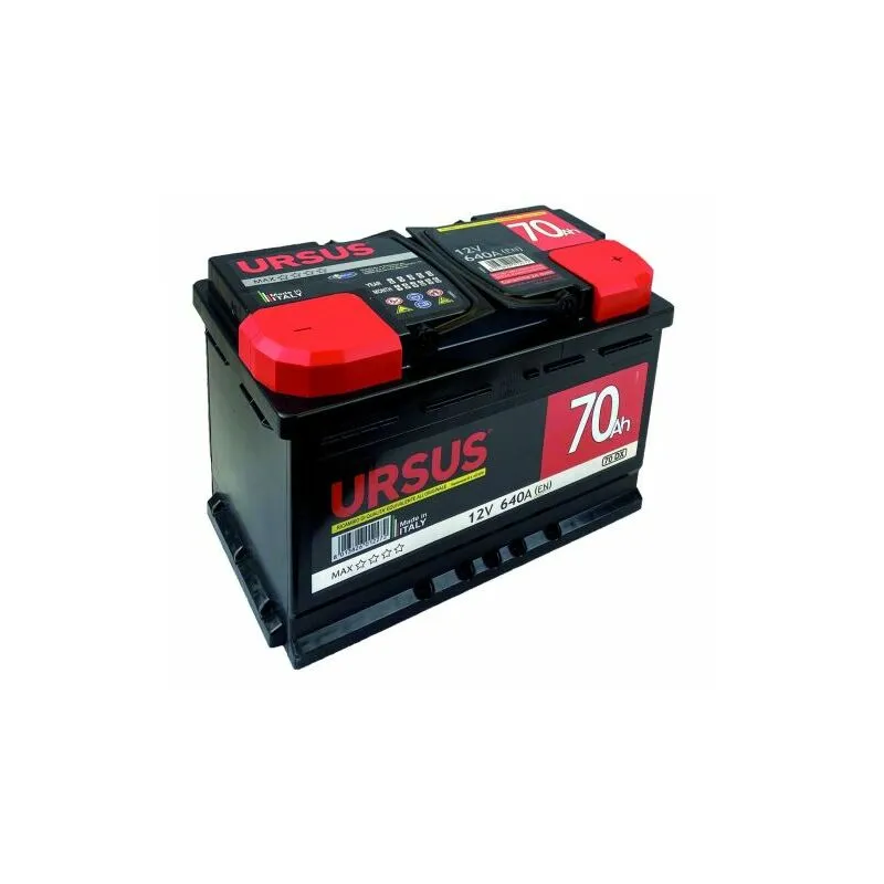 Marca - batteria avviamento auto ursus 60 Ah mm. 242x175x190 h