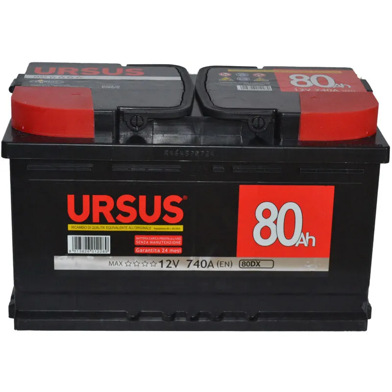 Ursus - batteria x auto 80 Ah