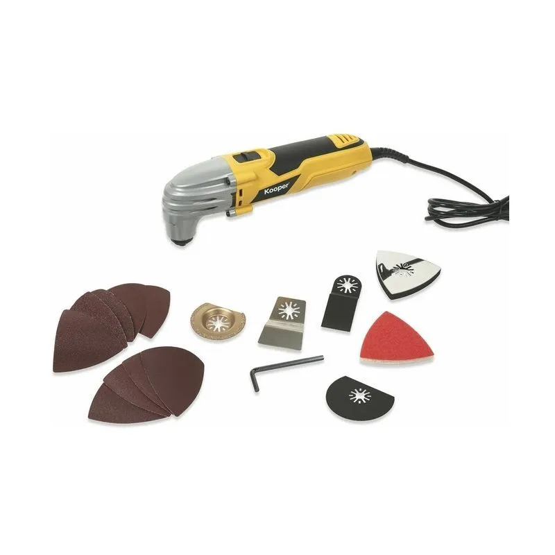 Kooper Brico Multifunzione 15 Accessori 220W Giallo