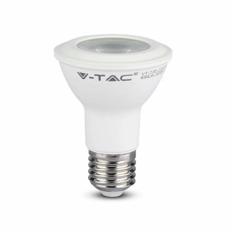 V-tac - Lampadina led Chip Samsung Attacco E27 da 7W PAR20 Bianco Caldo