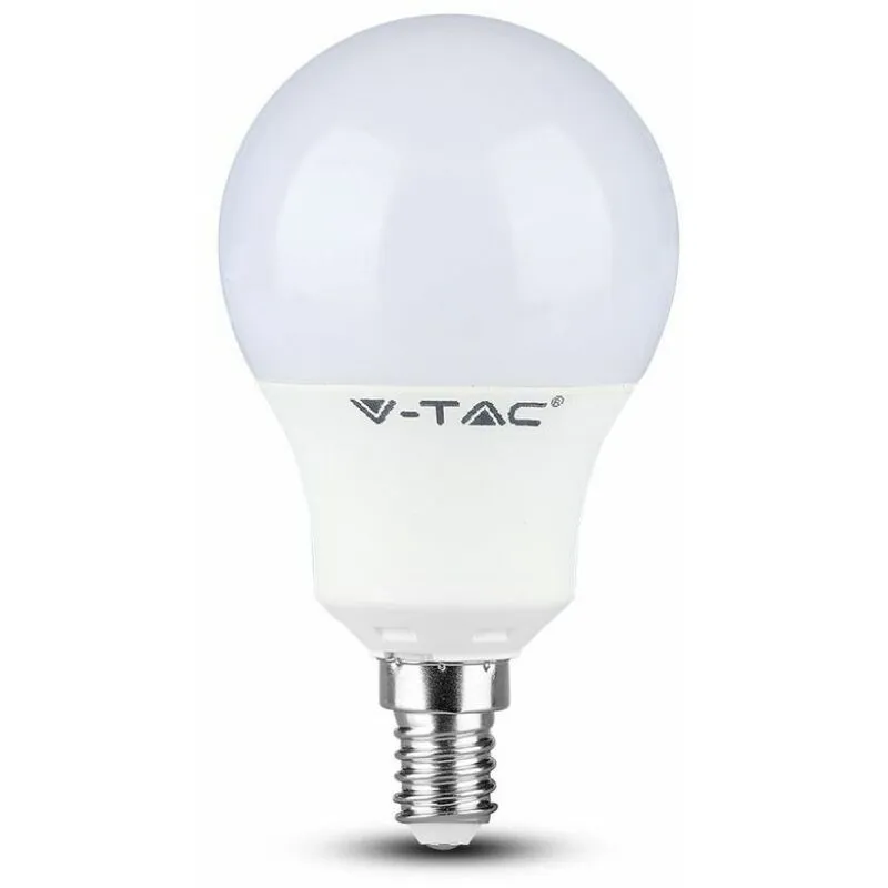 Lampadina led 9 w attacco piccolo e14 luce calda in termoplastica colore bianco vt -269 114 - V-tac