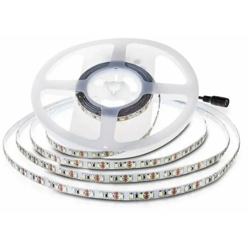 Strip led 24V, bianco caldo 3000K, 10 metri, SMD2835, 8W/m, 120 led/m, IP20, larghezza 8mm V-tac VT-2835 212622