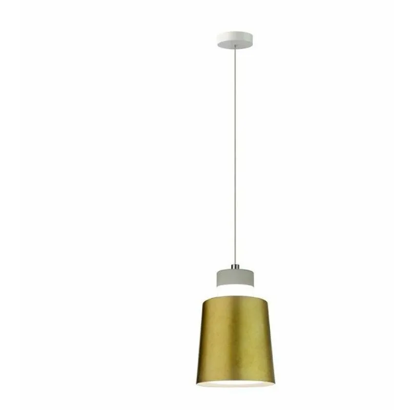 Lampadario led a Cilindro in Metallo 7W Colore Oro Bianco Caldo - V-tac