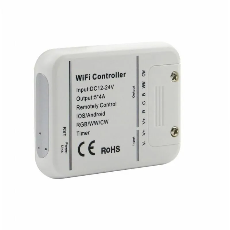 Controller Dimmer WiFi Strip led Compatibile con Google Home e Amazon Alexa - V-tac