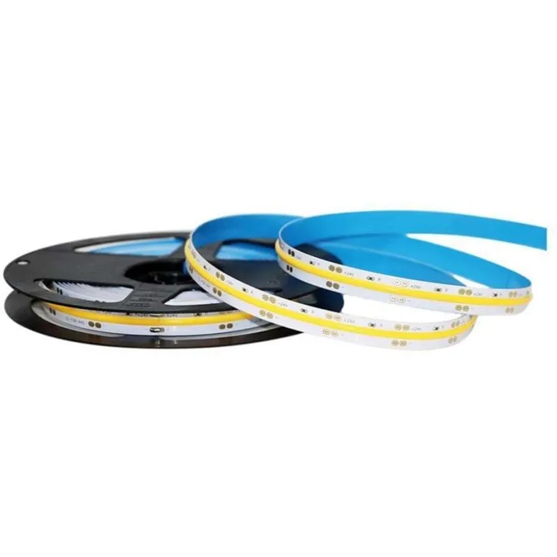 V-tac - VT-280 Striscia led 24V cob 950lm/mt 5M strip 10W/Mt luce bianco caldo 3000K CRI80 IP20 - sku 212652