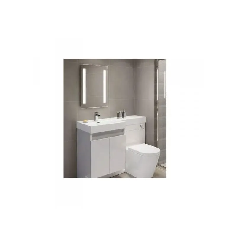 V-tac - Specchio Bagno Con Luci Led 30W 6400K Rettangolare L500XH700mm IP44 Anti Fog SKU-40451