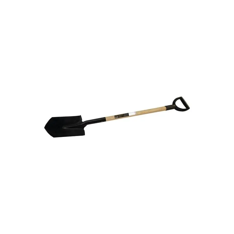 Fiskars Vanga a Punta per Terreni Duri e Sassosi, Lunghezza: 108.5 cm, Manico in Legno, Lama in Acciaio, Nero, Solid, 1014816