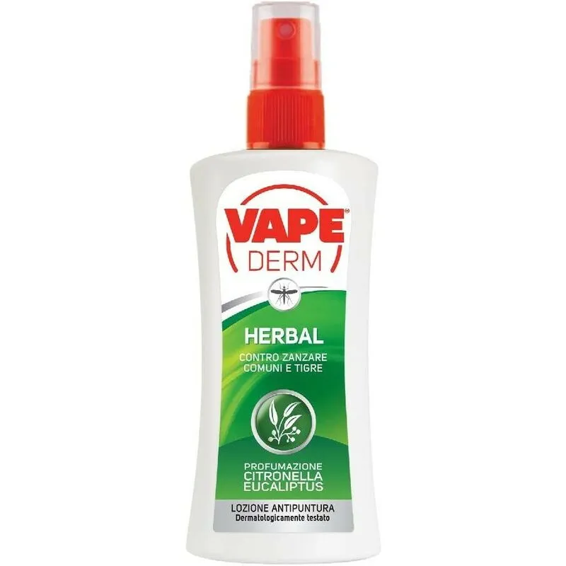 Repellente Zanzare - Vape Derm Lozione Antipuntura 100ml Vape Derm Herbal