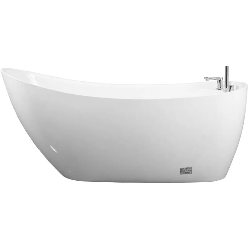 Vente-unique - Vasca da bagno freestanding 170x75xH73 cm 282L Bianco - natalia