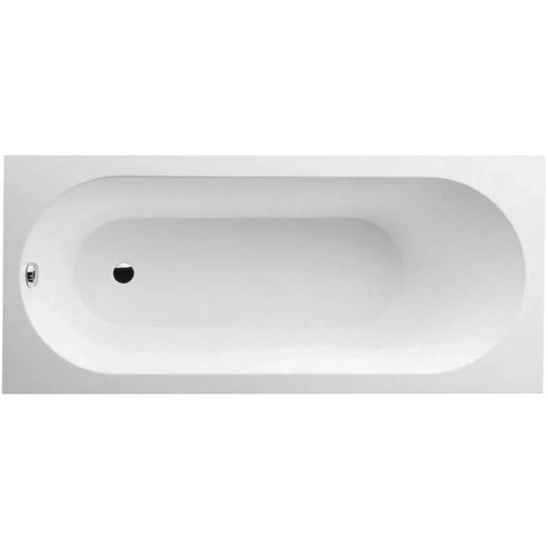 Oberon - Vasca da bagno Solo 180x80x47 cm, Quaryl, bianco UBQ180OBE2V-01 - Villeroy&boch