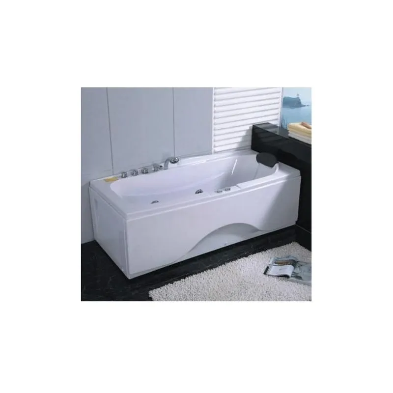 Bagno Italia Vasca idromassaggio da 170x78 cm 1 posto 8 getti rubinetteria inclusa