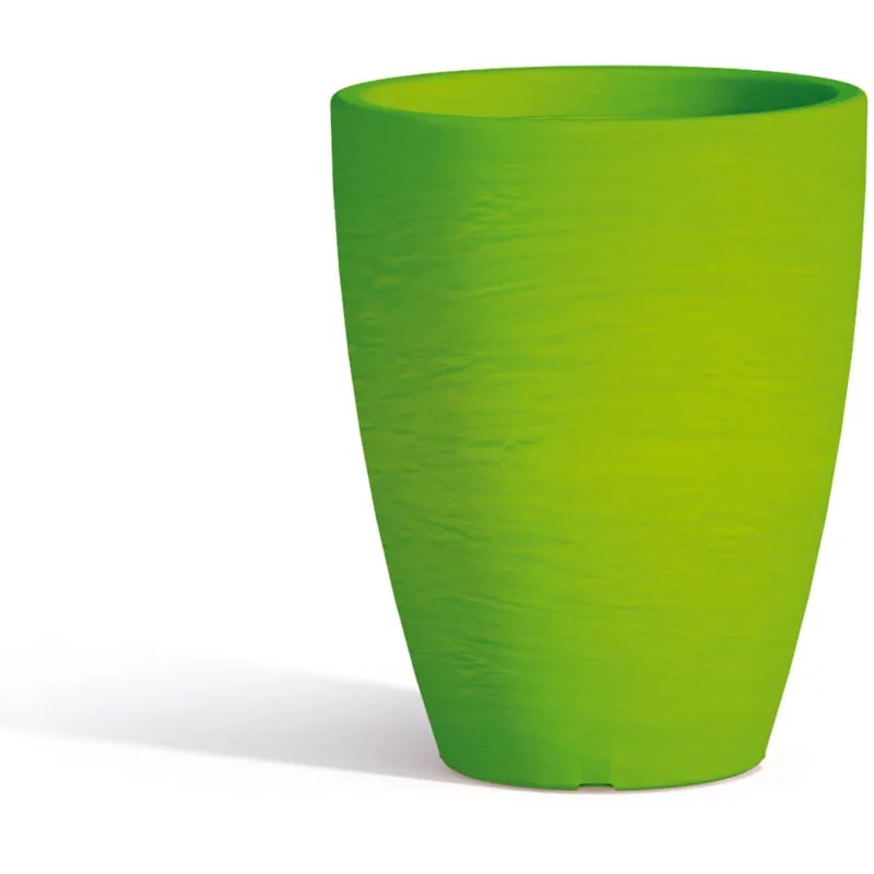 Vaso in resina mod. Aloe Tondo ø 30 cm h 38 verde