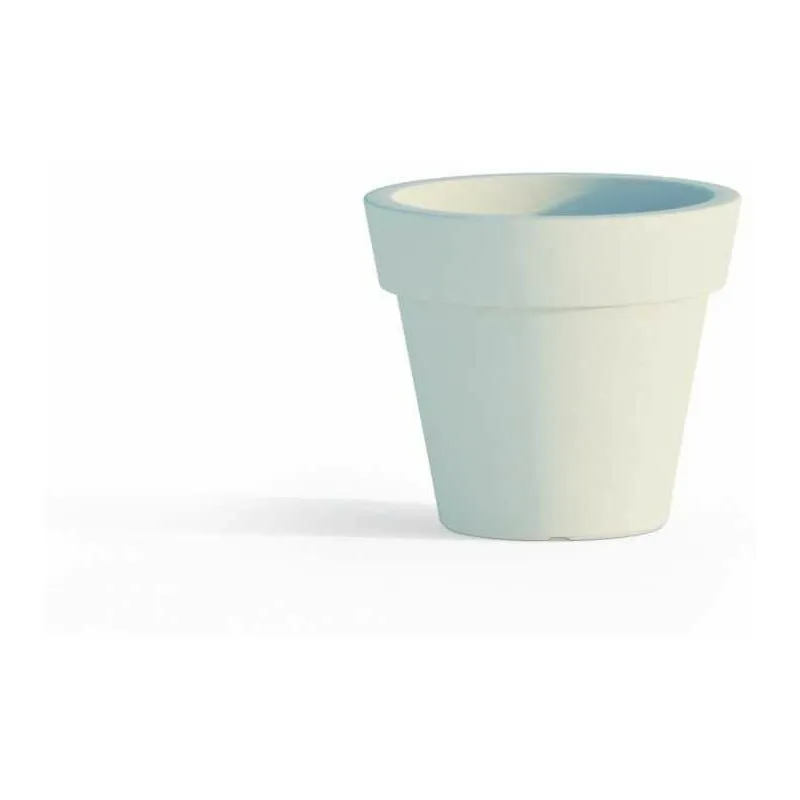 Idralite - Vaso in Polimero Monacis Gemma Bianco - ø 80 cm. - h 70 cm.