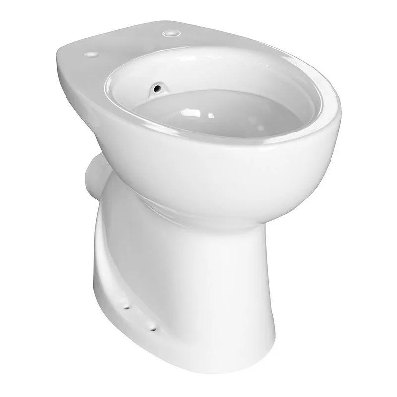 Vaso - bidet a terra serie 3age cm. 58x38xh49 con scarico a parete e flussometro