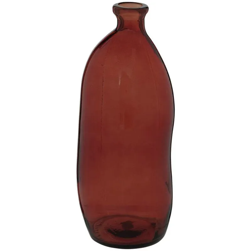 Atmosphera - Vaso per bottiglie uly in vetro riciclato d13cm ambra créateur d'intérieur - Ambra