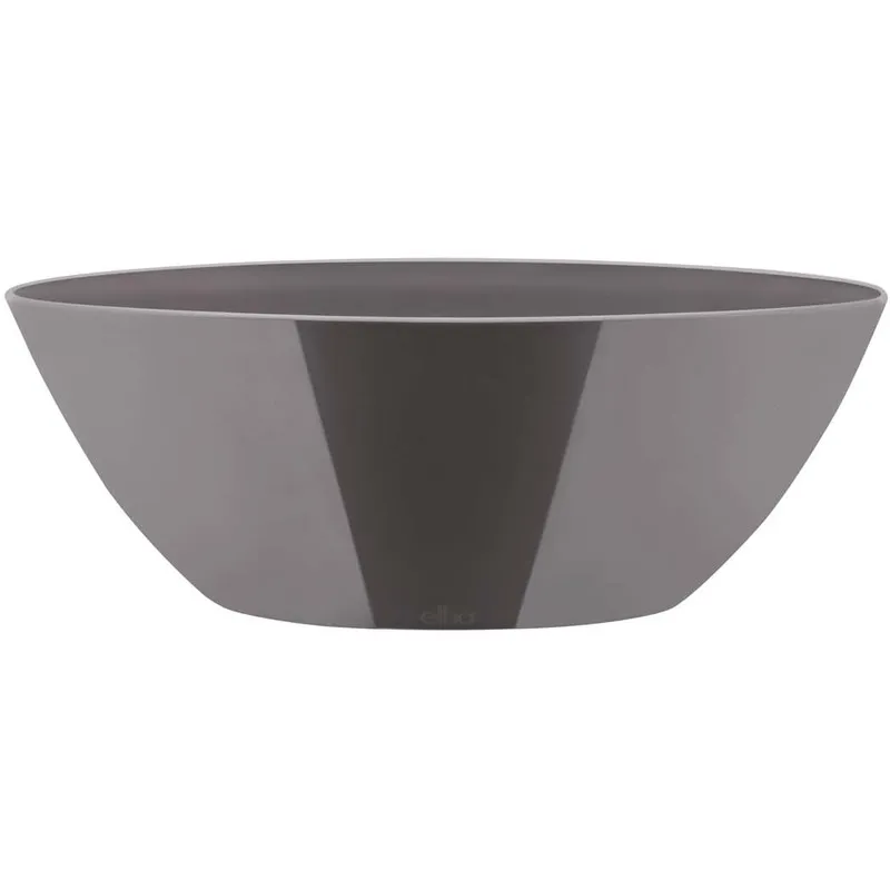 Vaso Brussels Diamond Oval 36cm Oyster Pearl 