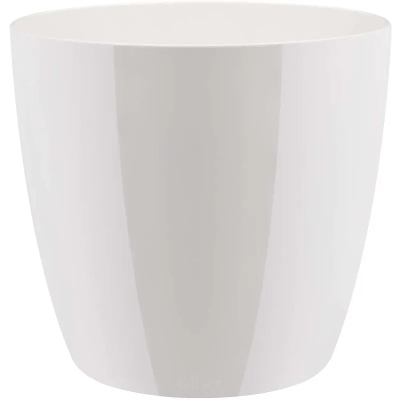 Vaso Brussels Diamond Round 20cm White 