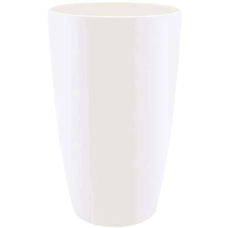 Vaso Brussels Diamond Round High 27cm White 