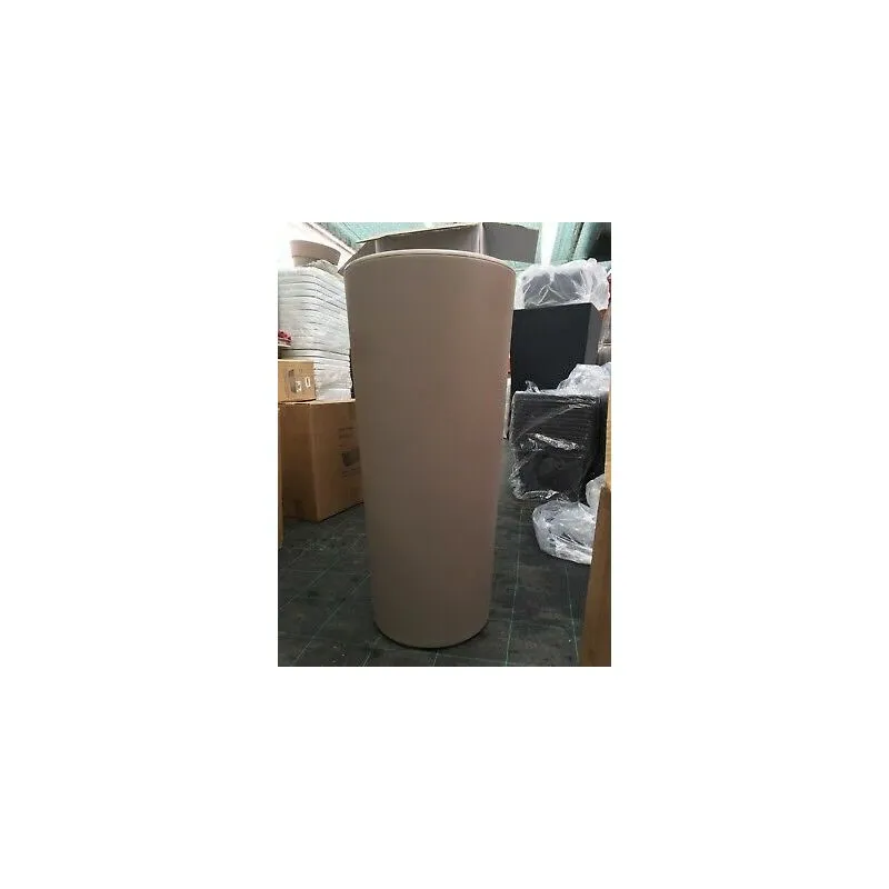 Vaso Cache-pot Veca Clou Rotondo Altezza 85 cm- con Cache Pot removibile - Colore: Avana