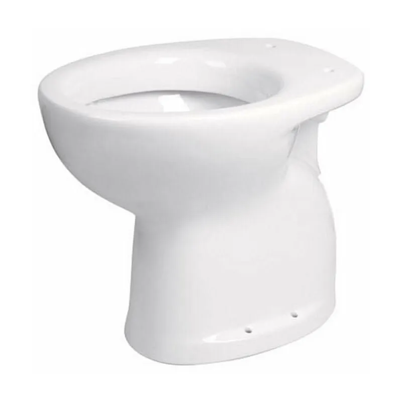 Vaso a terra per disabili in ceramica bianca serie easy con scarico a parete Idral 10215 Bianco - Ceramica