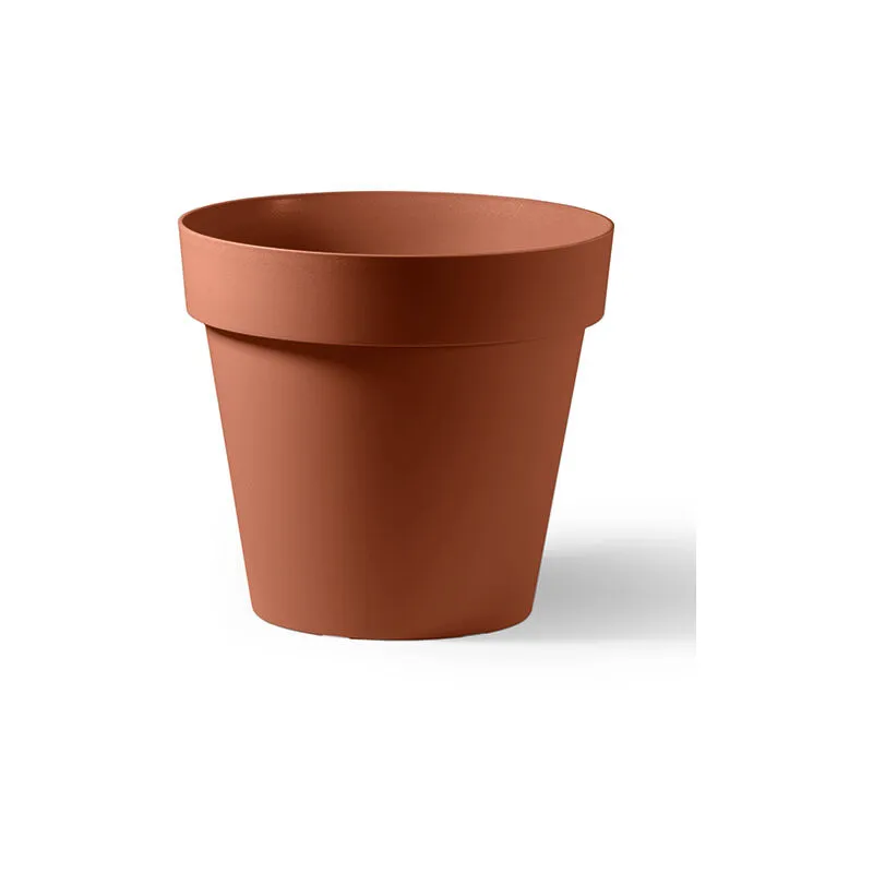 Veca Vaso Rotondo Cleo 20cm 60% Riciclabile Terracotta