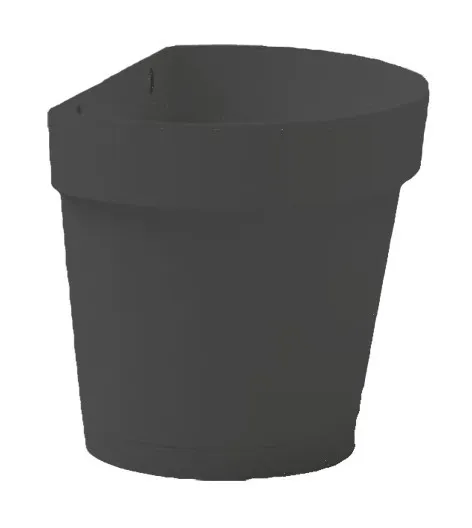 Vaso Cleo a Muro Bianco - 25 cm