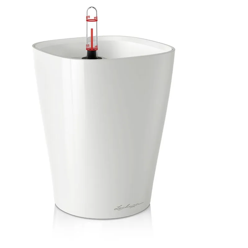 Vaso da interno deltini 15 cm - Bianco Lucido - Bianco Lucido