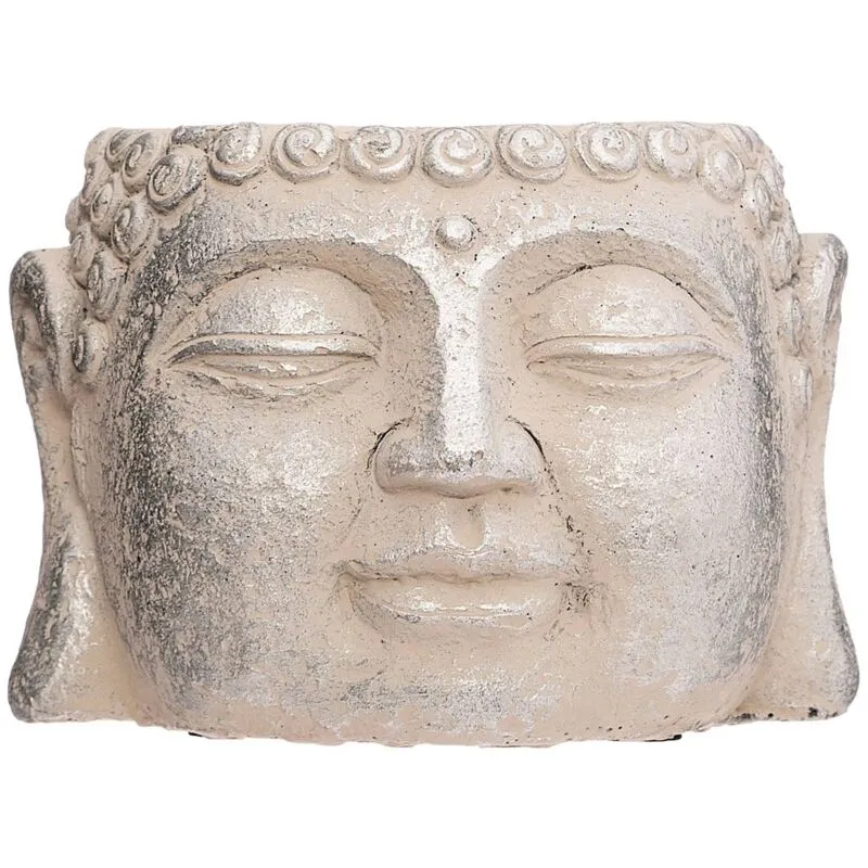 Atmosphera Créateur D'intérieur - Buddha in cemento H9cm - Argento