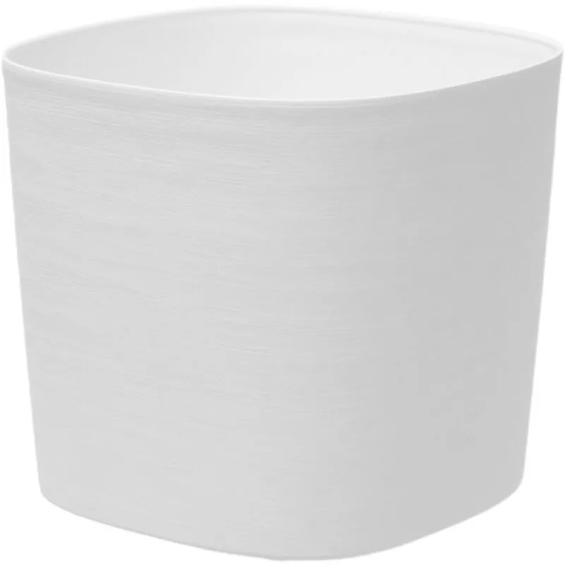 Vaso Fioriera capri ovale plastica ricilata 40 cm vari colori per interno esterno Tera Color: bianco