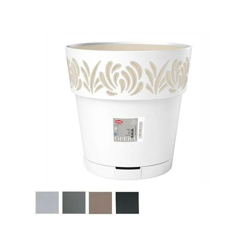  - Vaso Gaia Tondo Ris.Acqua Bianco 20 h 19 Stefanpl