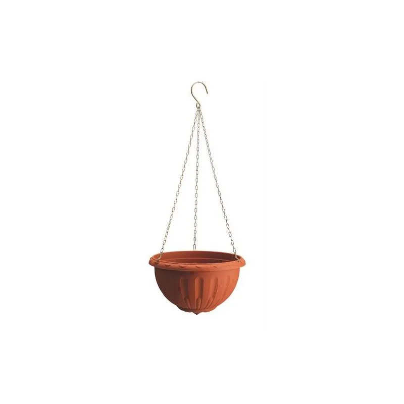 Vaso in plastica pensile basket stella cm 30x18h vasi piante terrazzo giardino senza catena