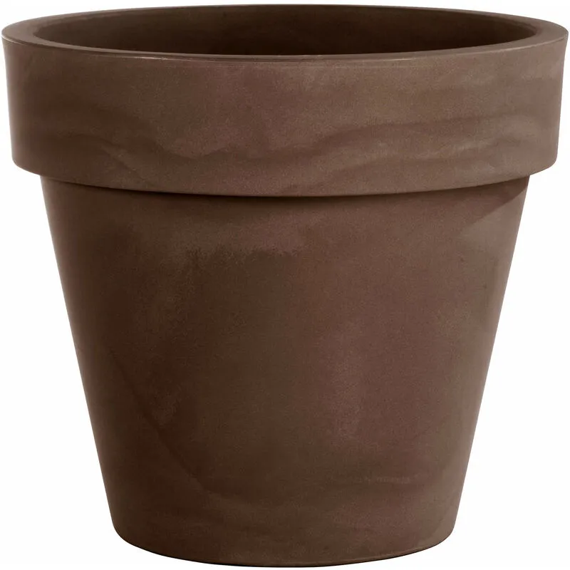 Vaso Ø50x43 cm in Polietilene Tulli Vaso Standard One Essential 50 Bronzo