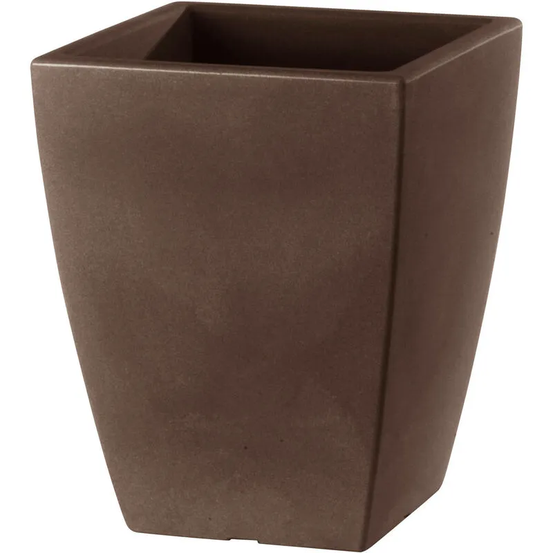 Tulli - Vaso 33x33x41cm in Resina Quadro Veneto Essential 40 Bronzo