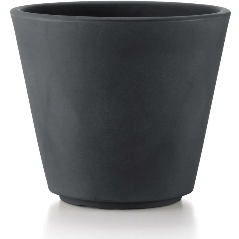 Vaso Ø33x28cm in Resina Tulli Ribeira Essential 35 Antracite