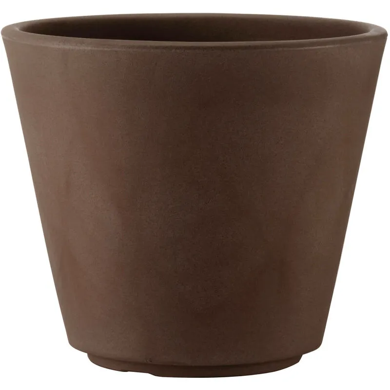 Vaso Ø33x28cm in Resina Tulli Ribeira Essential 35 Bronzo