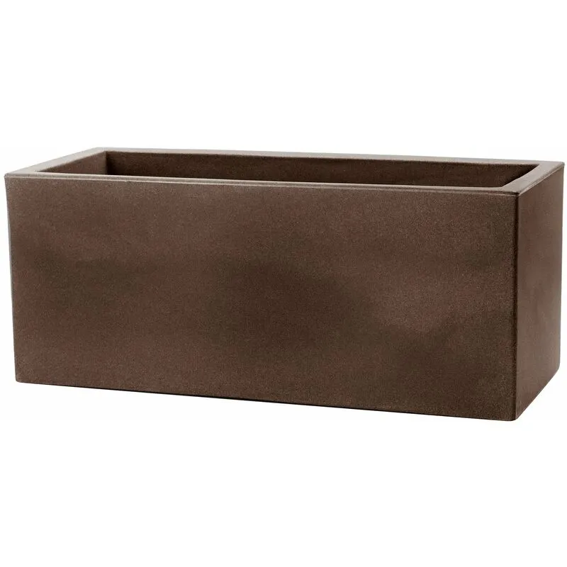 Vaso 115x50x50cm in Resina Tulli Schio Cassa Essential 120 Bronzo