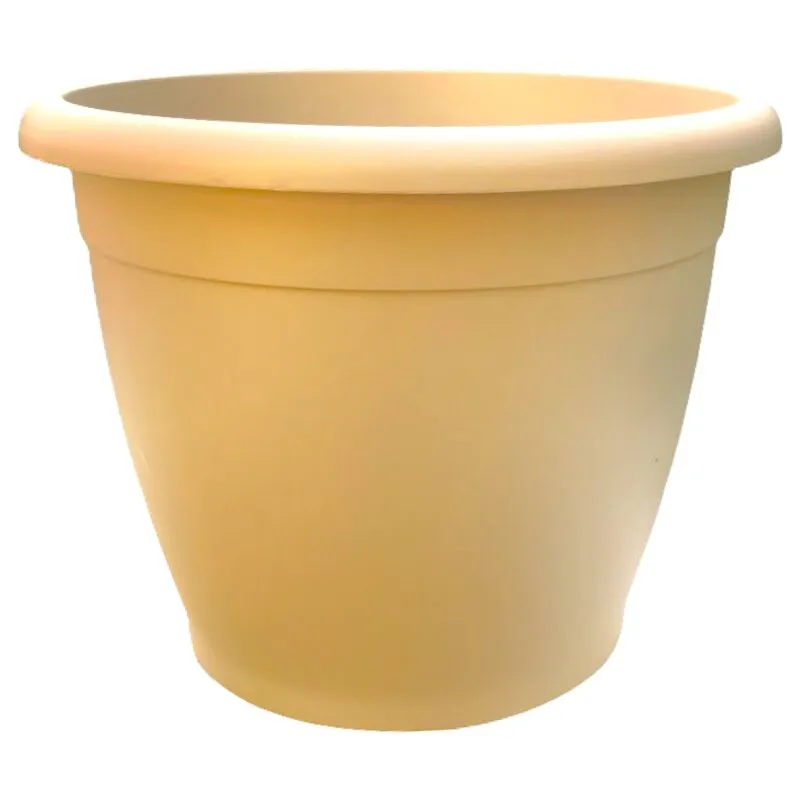 Vaso colorato tondo in plastica naxos Vari Colori diam 18cm made in Italy - Color: terra etrusca