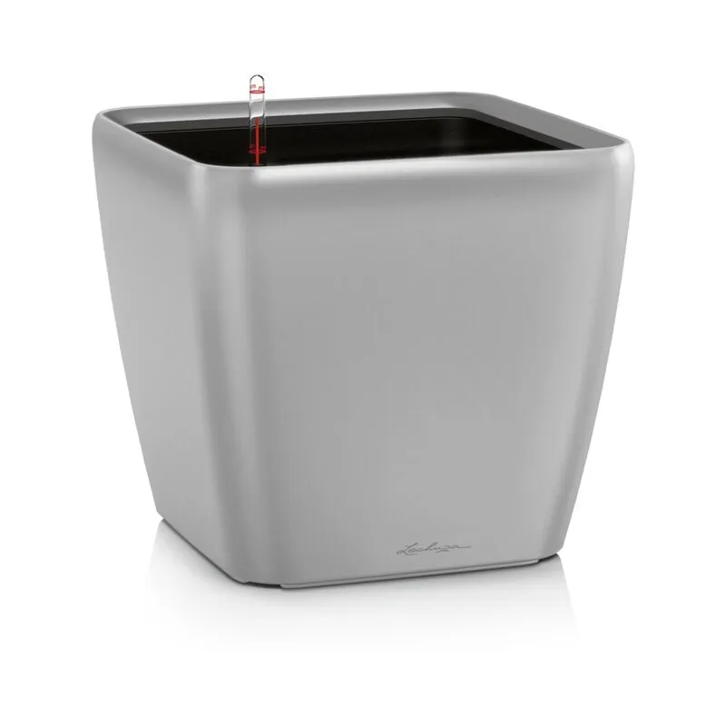 Vaso da interno e esterno quadro Premium ls 35 cm - Argento Metallizzato - Argento Metallizzato