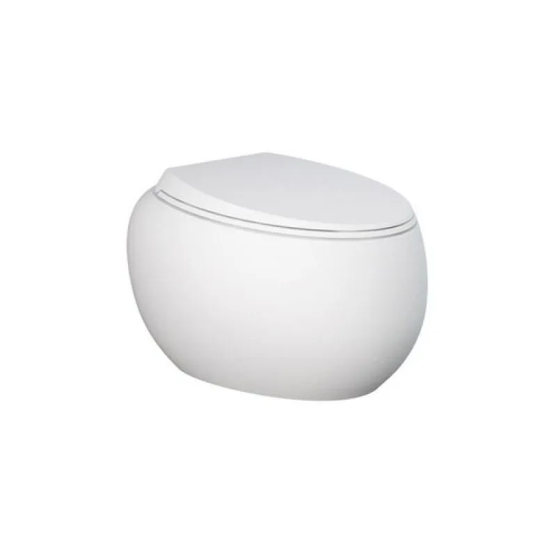 Vaso sospeso cloud rimless fissaggio nascosto Bianco Alpino