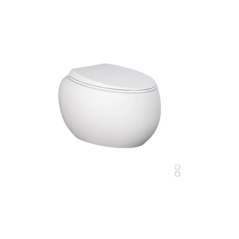 Vaso sospeso cloud rimless fissaggio nascosto bianco alpino