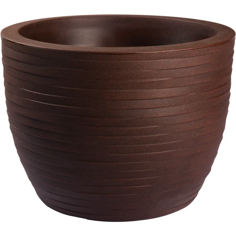  - Vaso tondo resina hera elegance cm. 50 corten - corten