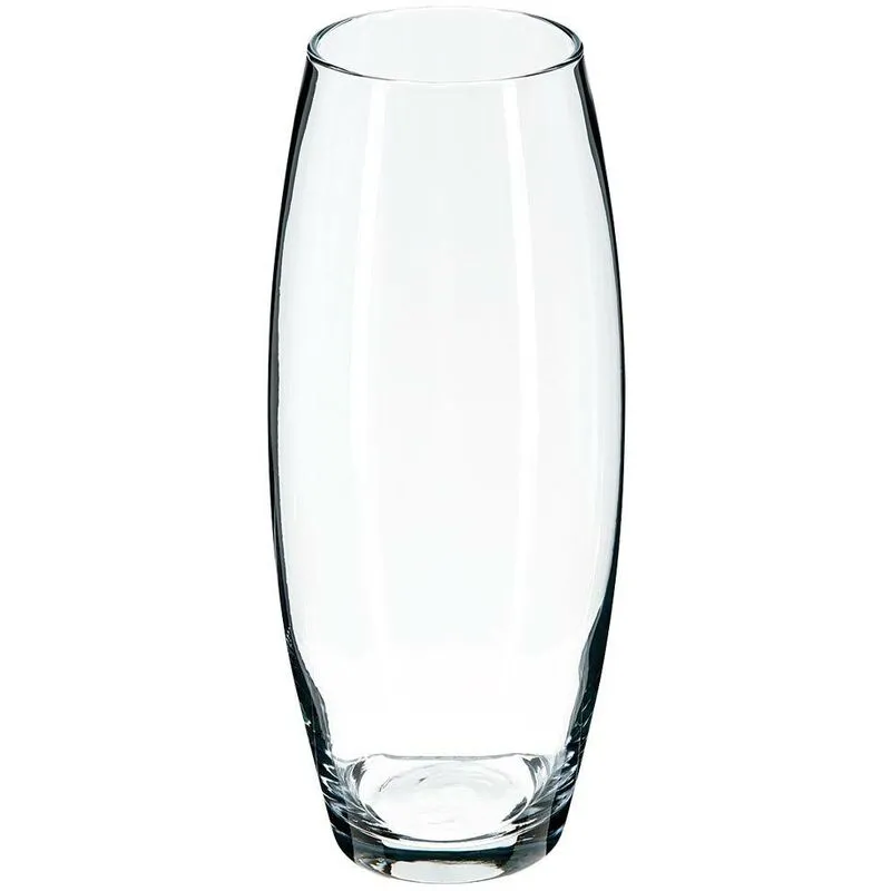 Atmosphera - Vaso in vetro curvato flora h26cm - vaso floreale curvo trasparente, vetro, dimensioni 11x26 cm créateur d'intérieur - Trasparente