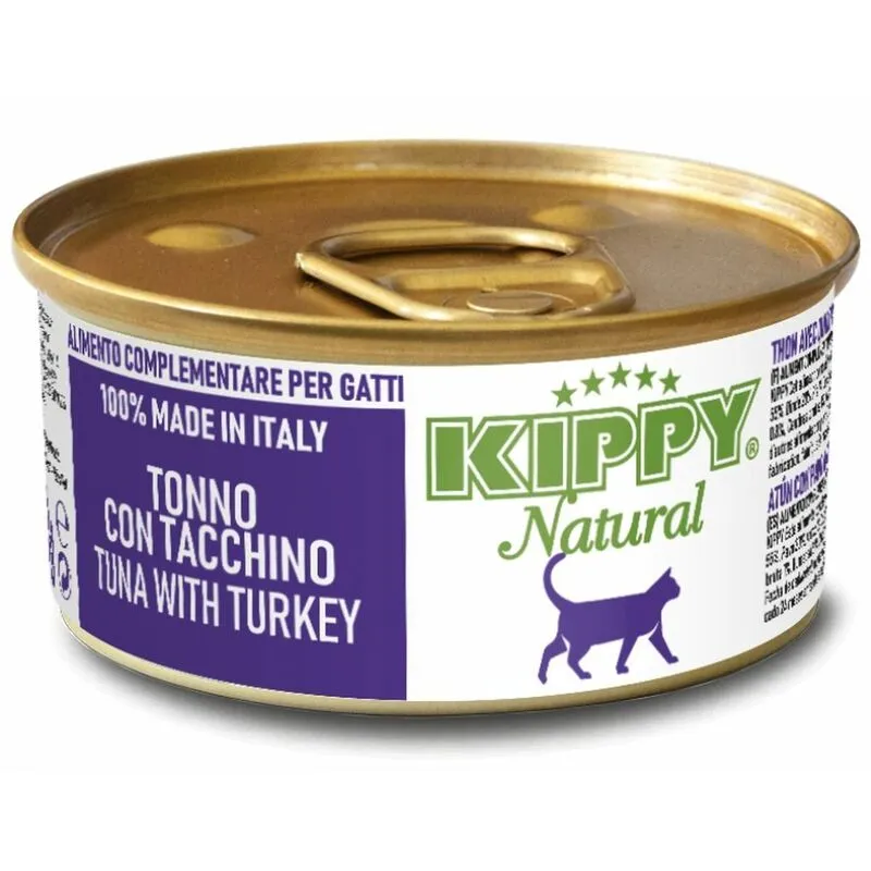 Kippy Natural Gatto 70gr Tonno con Tacchino - 