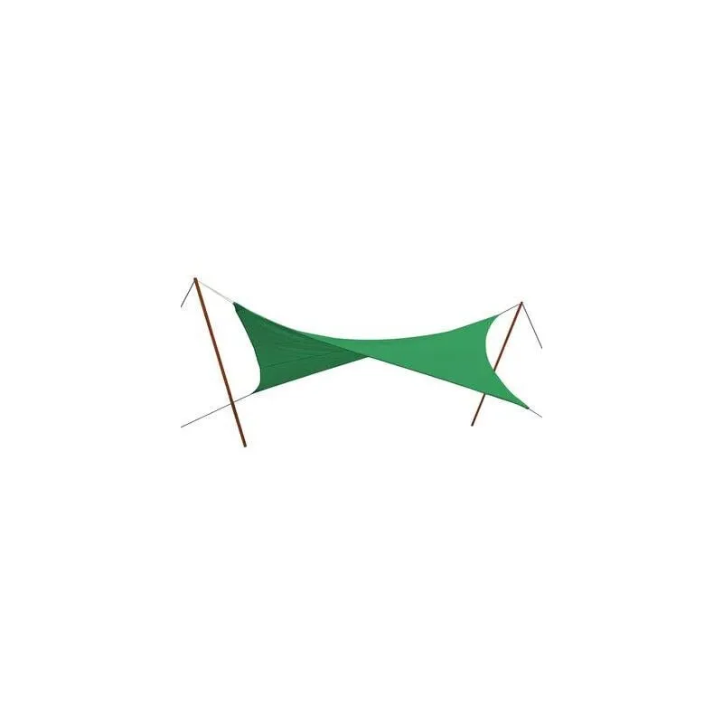 Vela Ombreggiante Triangolare Stars Rafia/Nylon Verde Gr/Mq 180 Mt 3,6X3,6X3