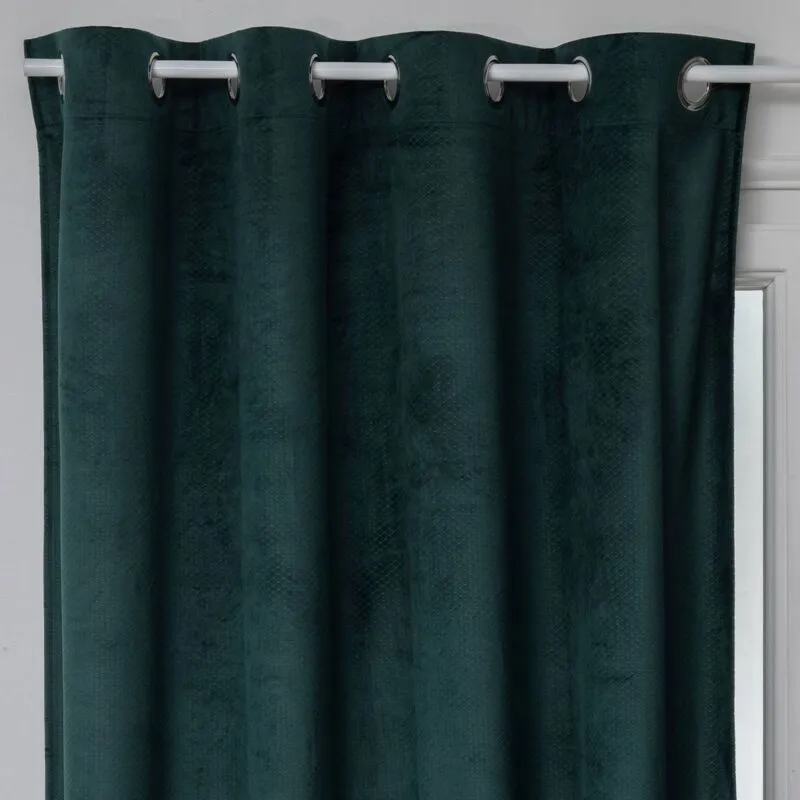 Tenda oscurante otto in velluto verde cedro 140x260cm - l. 260 cm x l. 140 cm Atmosphera créateur d'intérieur - Verde