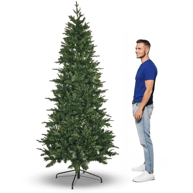 Venere - Albero di Natale effetto realistico in pe e pvc ø105x210H, 1571 rami